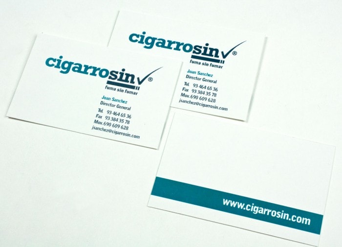 diseño grafico tarjetas cigarrosin