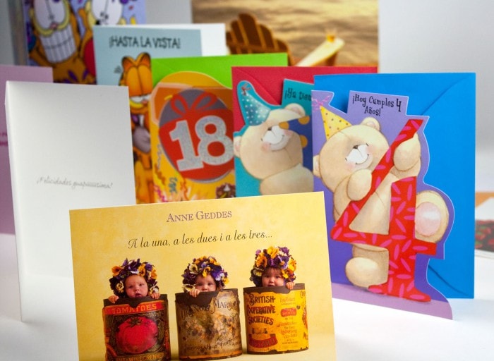 productos postales hallmark